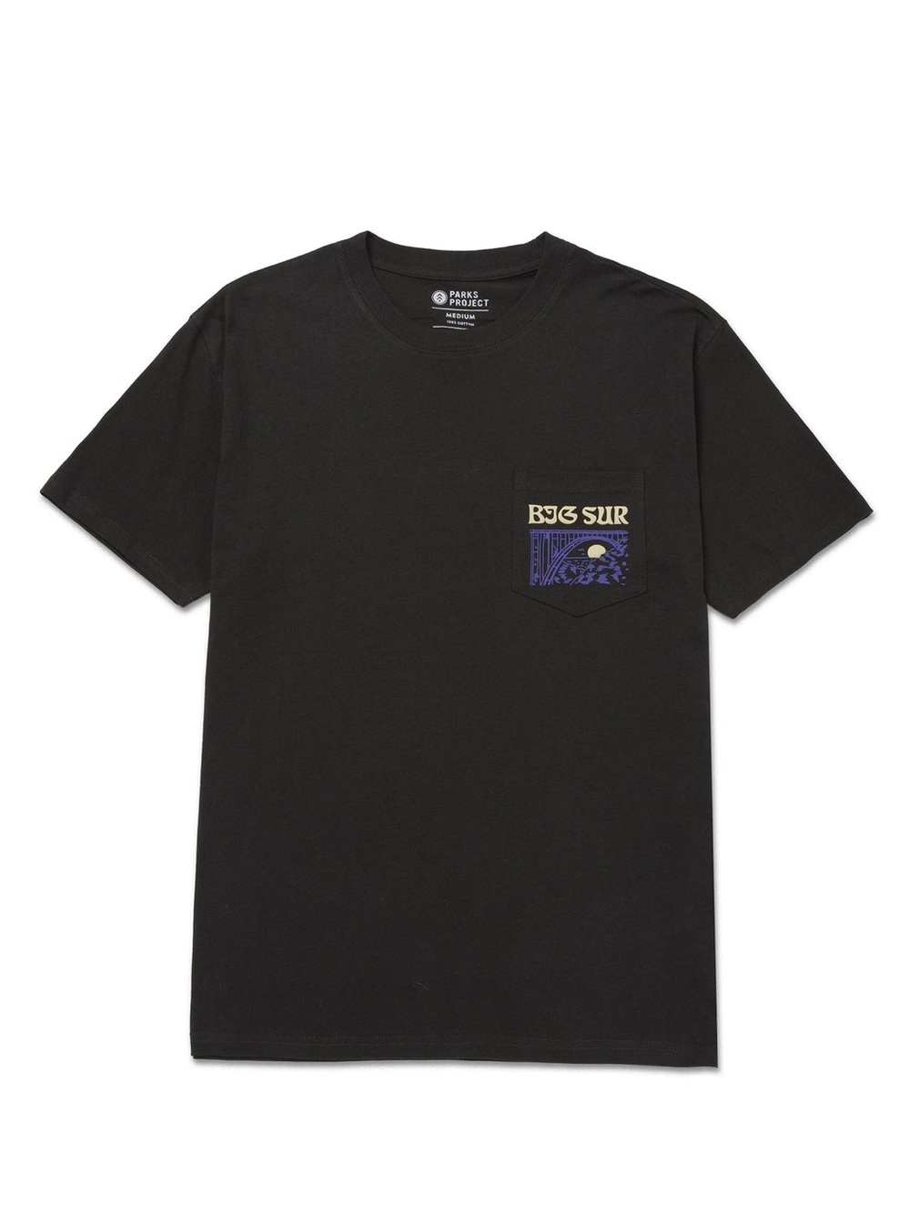 Parks Project Men’s Black 'Big Sur' Pocket T-Shirt